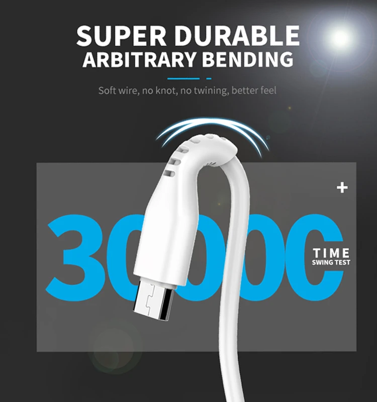 New Arrival KDS-30 1M PVC Material 3.1A Usb Cable Charging Cable Data cable - ANKUX.COM