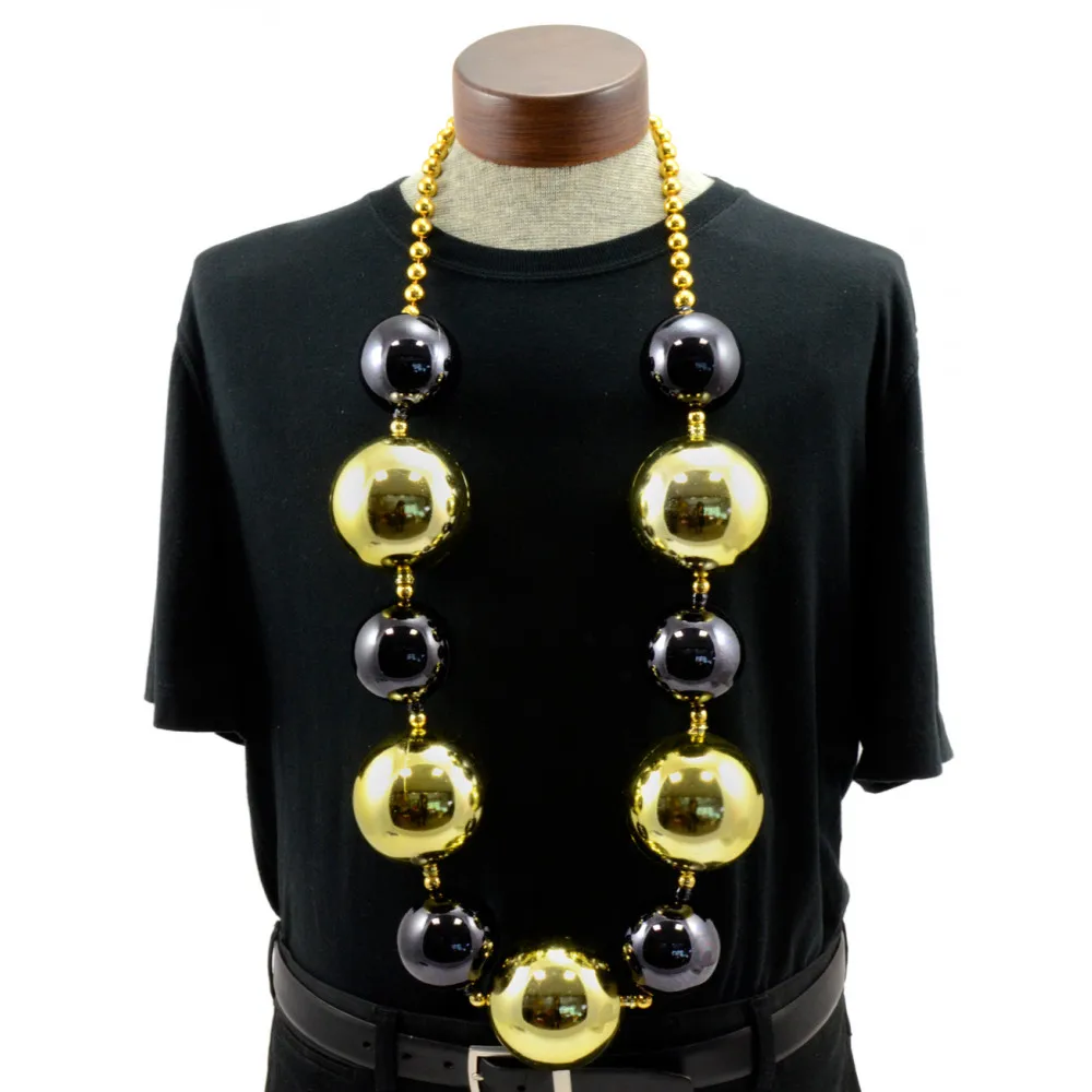 Jumbo Disco Ball Mardi Gras Necklace Mardi Gras Jumbo Necklace - Buy ...