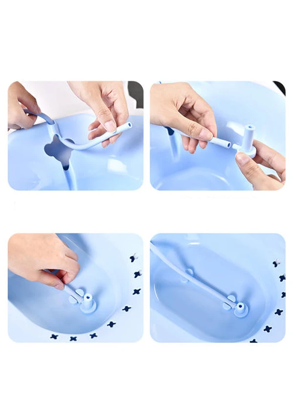 Dropshiping Home Vaginal Steam Kit Collapsible Plastic Sitz Bath Bowl