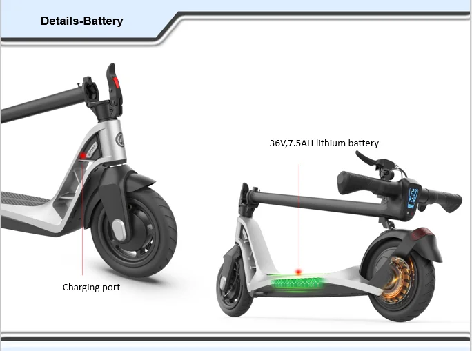 Electric Foldable Scooter with US and EU warehouse stock