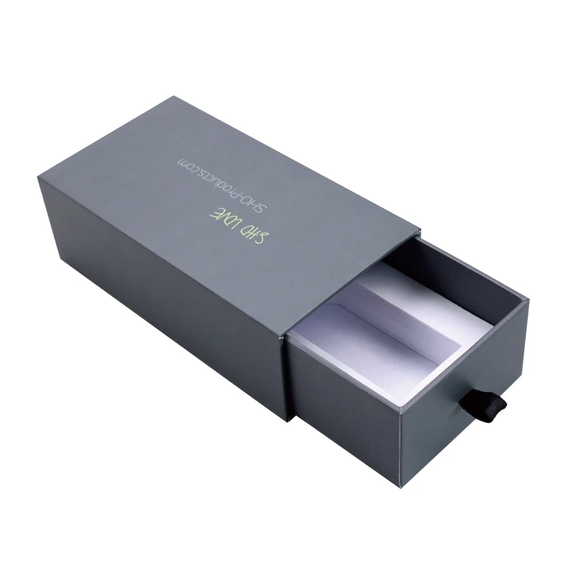 High Used Plain White Drawer Style Packing Lipstick Packaging Gift Box ...