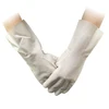 Milky White Translucent Nitrile Safety Work Gloves 38cm