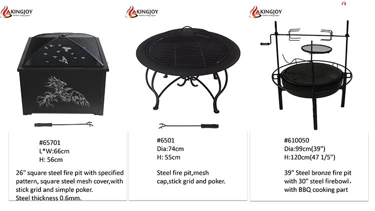 Beste Wahl Outdoor Camping Stahl Gas Feuerstelle Mit Metall Abdeckung