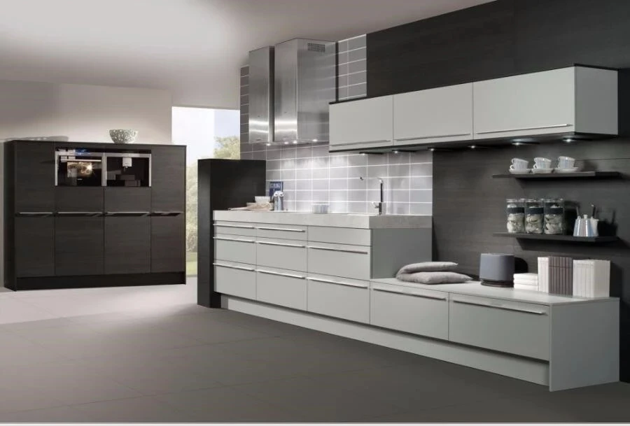 new design kitchen furniture pvc rta kitchen cabinet