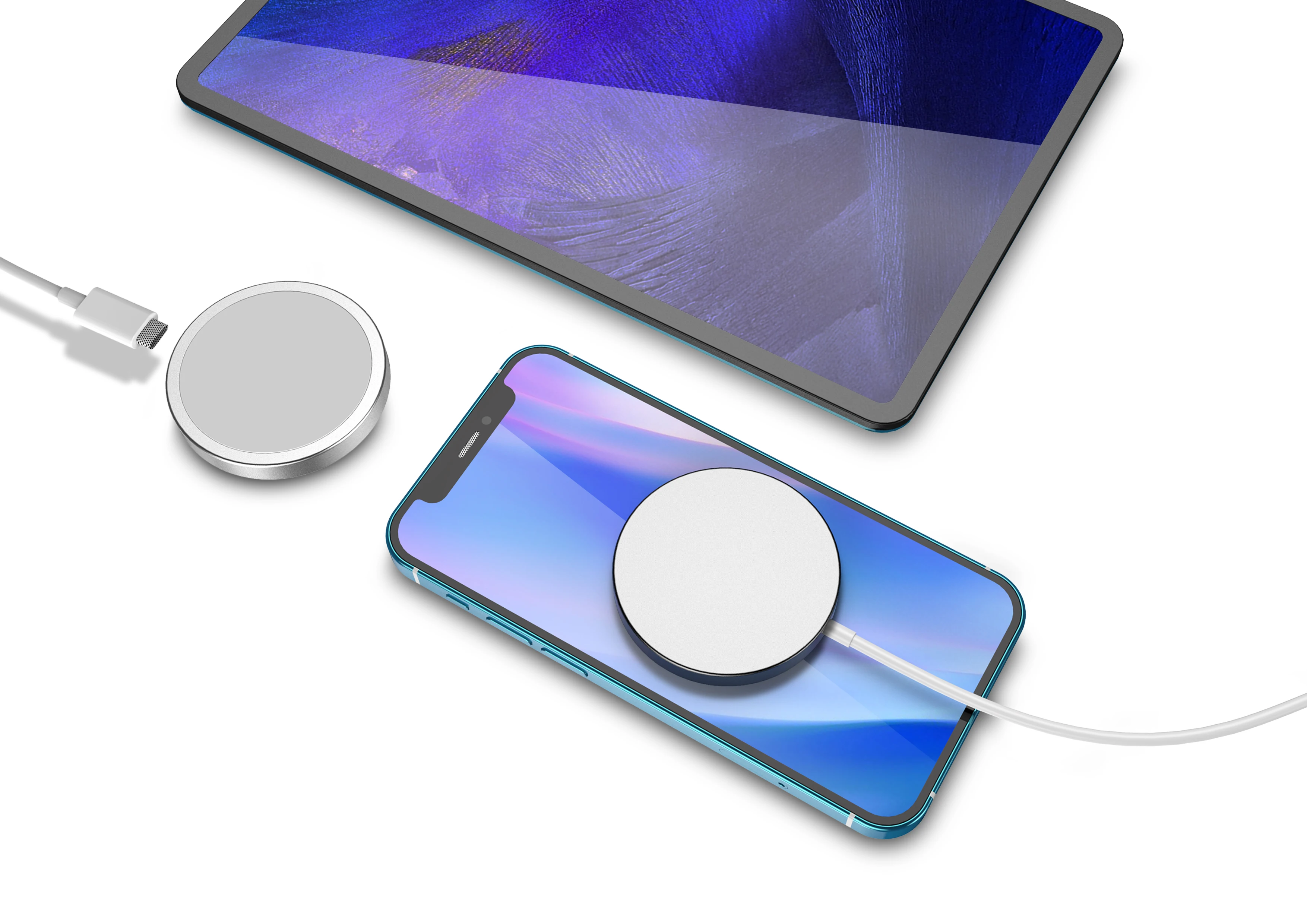 磁体无线充电器iphone 15w无线充电器