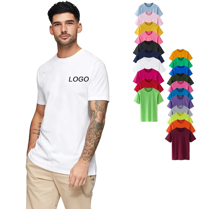 

High Quality Custom Printing Logo White Plain Tshirts 3D Embroidery On Tshirt 100% Cotton Casual For Mens T shirt