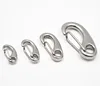 48mm Stainless steel carabiner spring gate snap hook