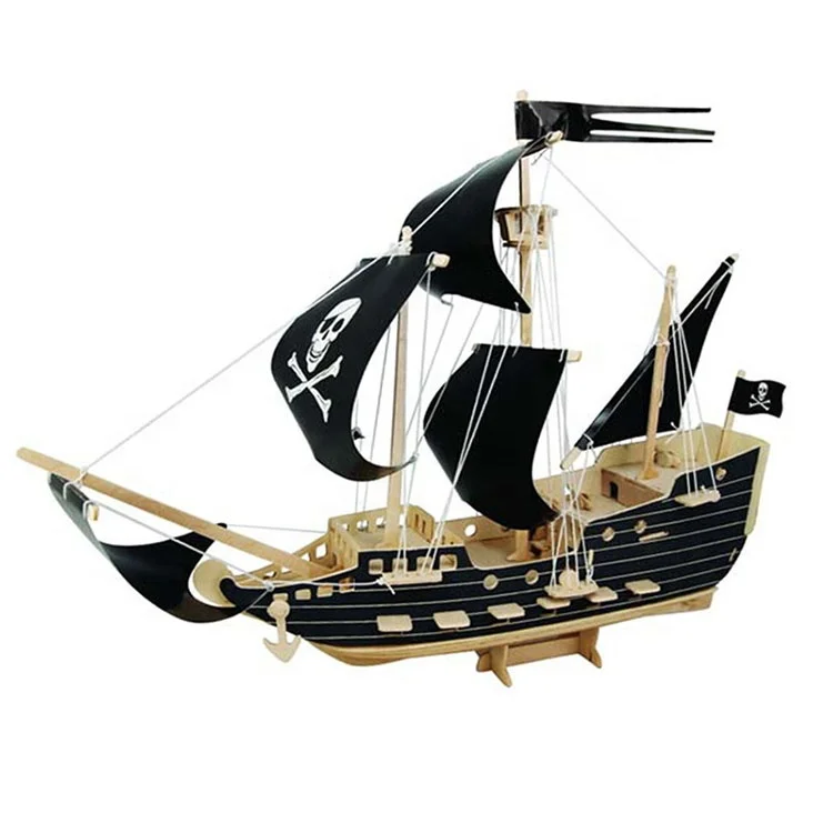 childrens wooden pirate ship