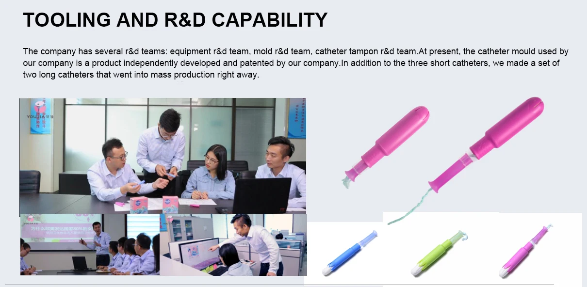 Professional Disposable 3 Tubes Applicator Tampon Manufacturers Buy 3