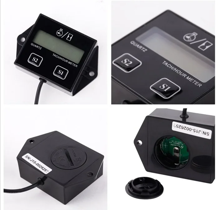 Doto Lcd Digital Speedometer Tachometer Hour Meter Tach Hour Meter