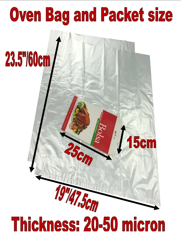 Oven Cooking Bags 25 Microns Food Grade Oven Roast Bag With Tie Buy