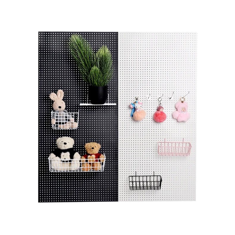 Sizetocut Pegboard Wall Display Organizer Garage Hardware Tool Display Wall Plastic Pp