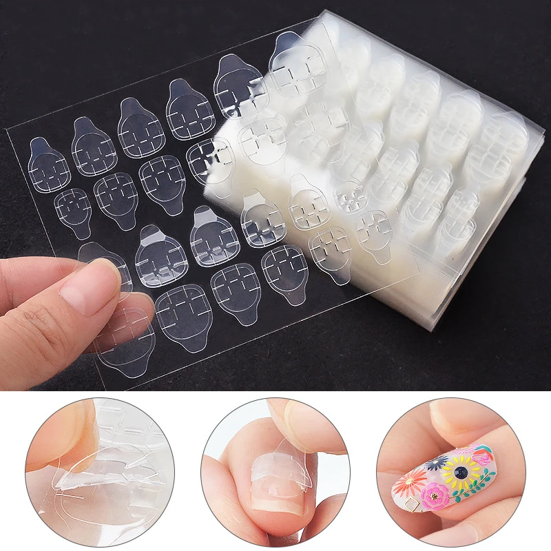 Double Sided Adhesive Nail Sticker for Fake Nails Press On Nails