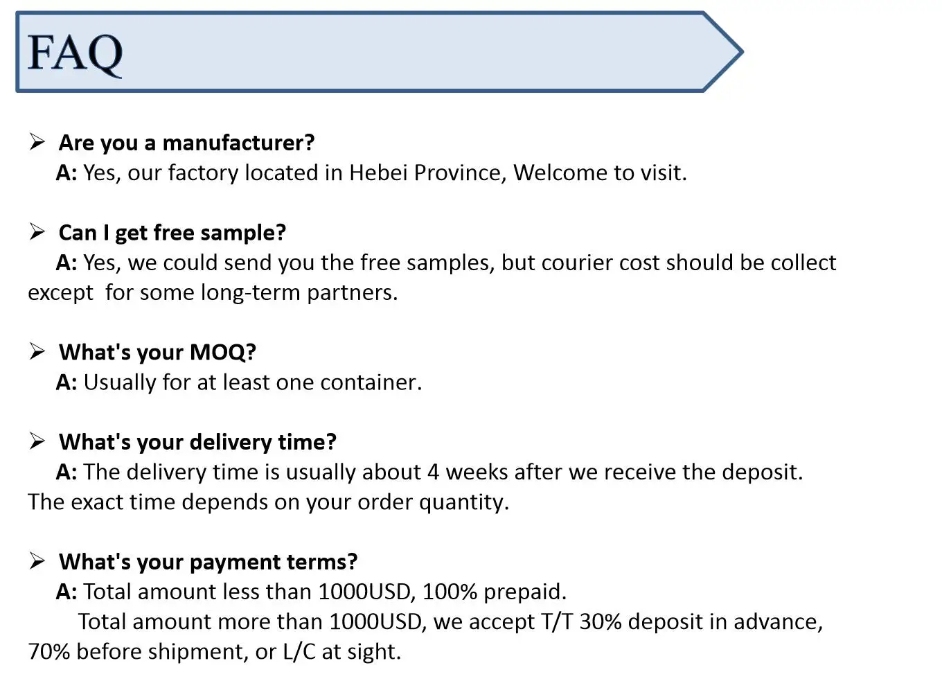 FAQ