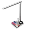 Office Foldable QI USB Port Kids Dimmable Reading LED Table Light Wireless Charging Desk Lamp Study Lamps for iPhone