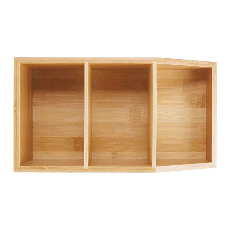 wooden kitchen storage shelf bamboo