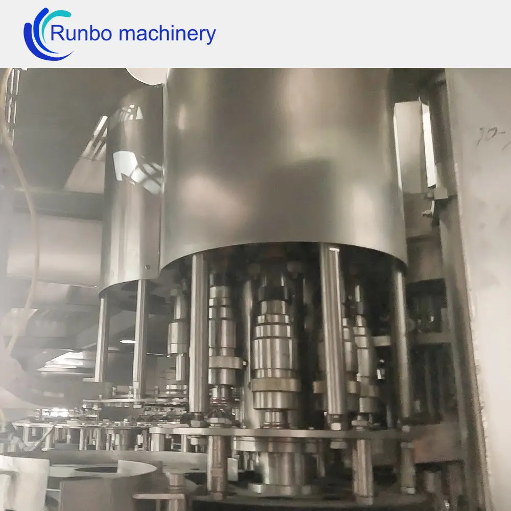 Automatic 500ml Small Business Machines for Filling Pure Water Fruit Juice Milk Glass Beverages Gear Motor PLC Core Components