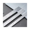 Stainless steel ruler 15/20/30cm ruler student stationery steel ruler thickening drawing tool set engineering drawing student