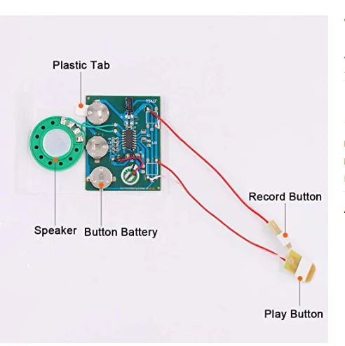 Push Button Voice Recording Customized USB Programmable Record Voice Music Sound Module Chip for Greeting Card and Gift
