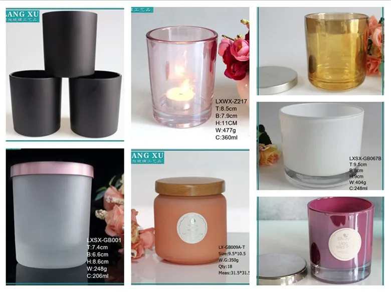 Luxury 450ml Iridescent Candle Jar with Customizable Logo