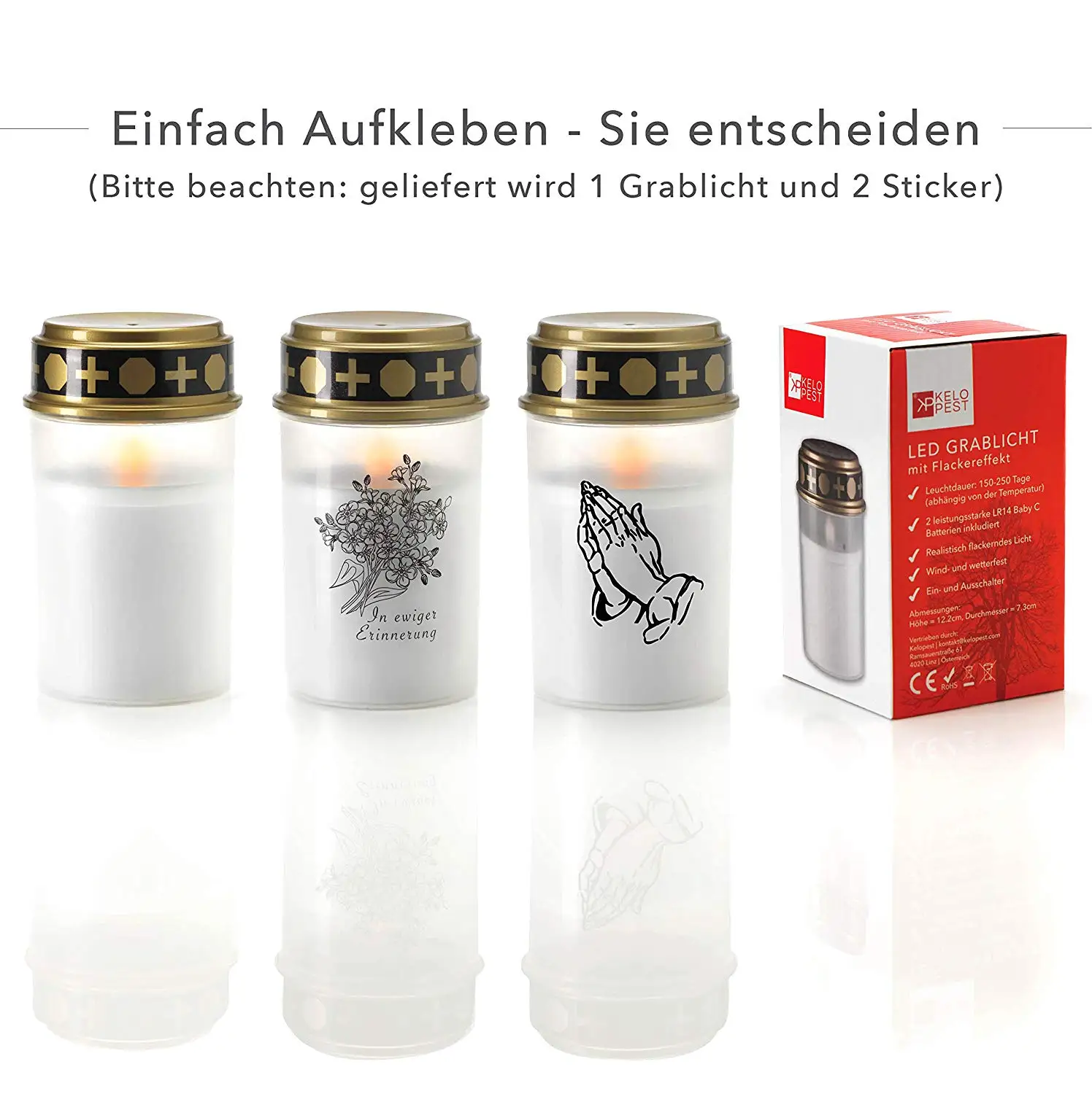 High Quality Artificial Recycled Led Grave Candle Light Buy Led Grave