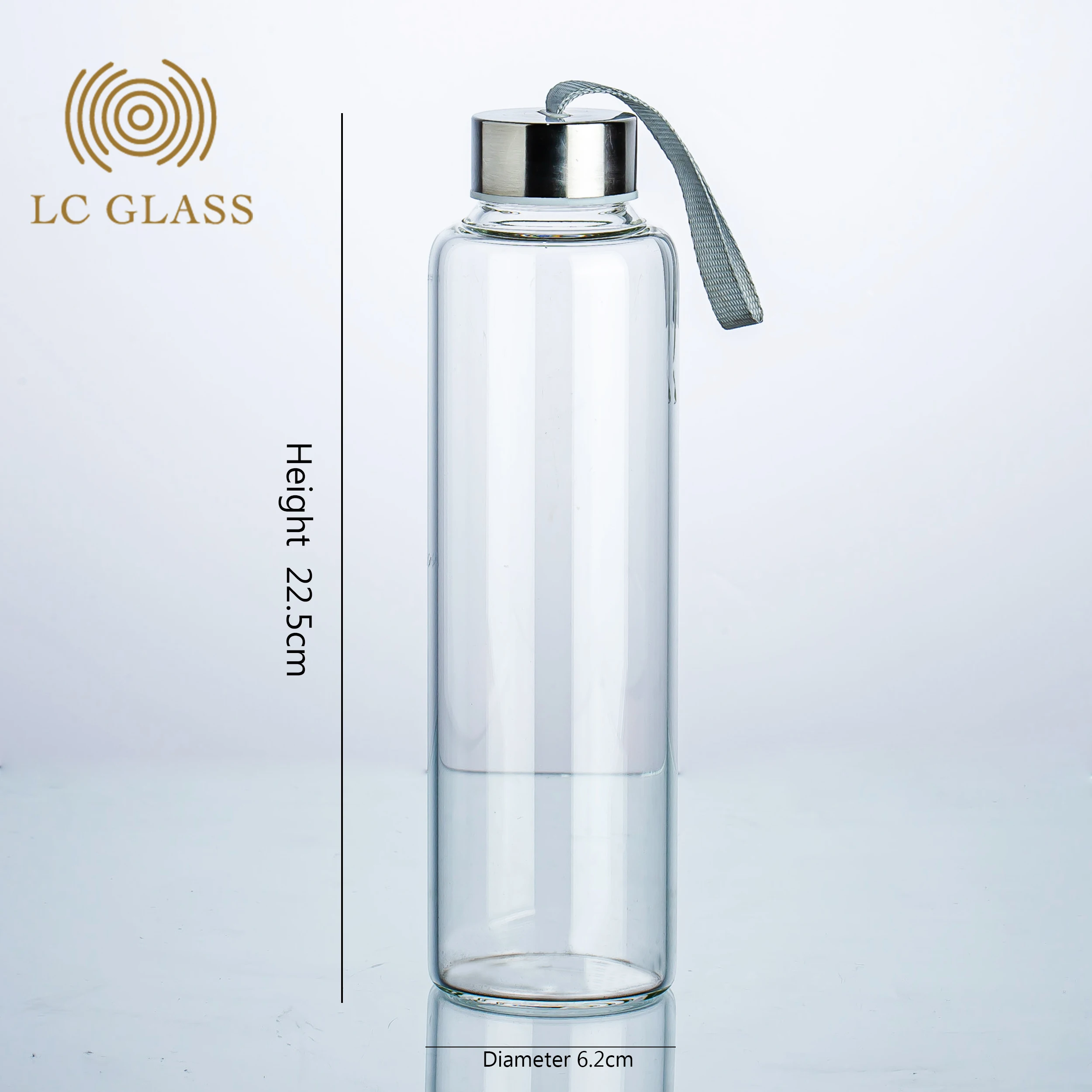 Cheap 500ml Travel Custom Clear Glass Water Bottle Buy Glass Water