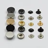 OEM custom design logo color hat bag cloth shoe accessories 12.5mm 633 press brass metal snap buttons