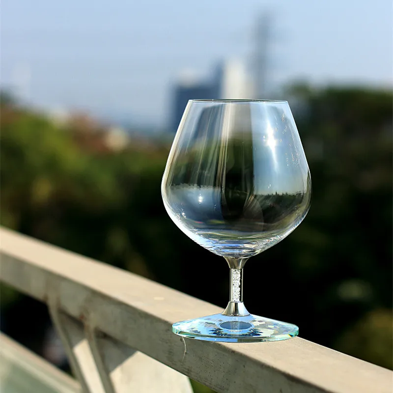 Popular Customized Large Decorative Wine Glasses Brandy Glass For