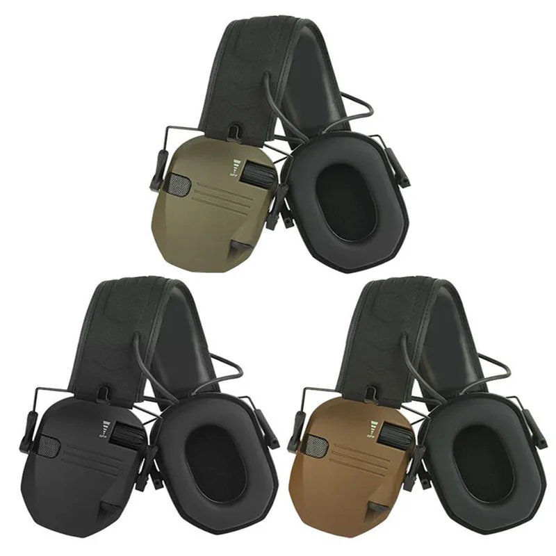 Hot Selling Tactical Ear Headset Outdoor Sports Hunting Cross-Border Noise Reduction Headset with Sound Pickup Top Pick Hunting