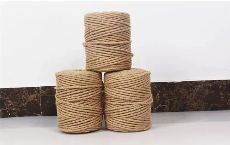 36mm Natural Jute Hessian Rope Cord Braided Twisted Boating Garden Decking Gym 