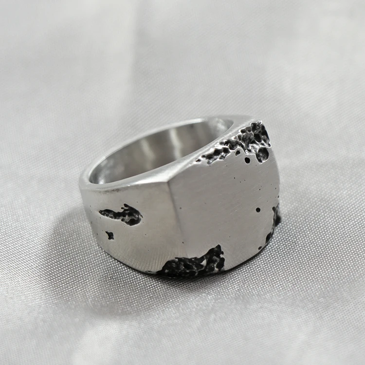 Handmade Original Design Vintage Silver Ring for Men