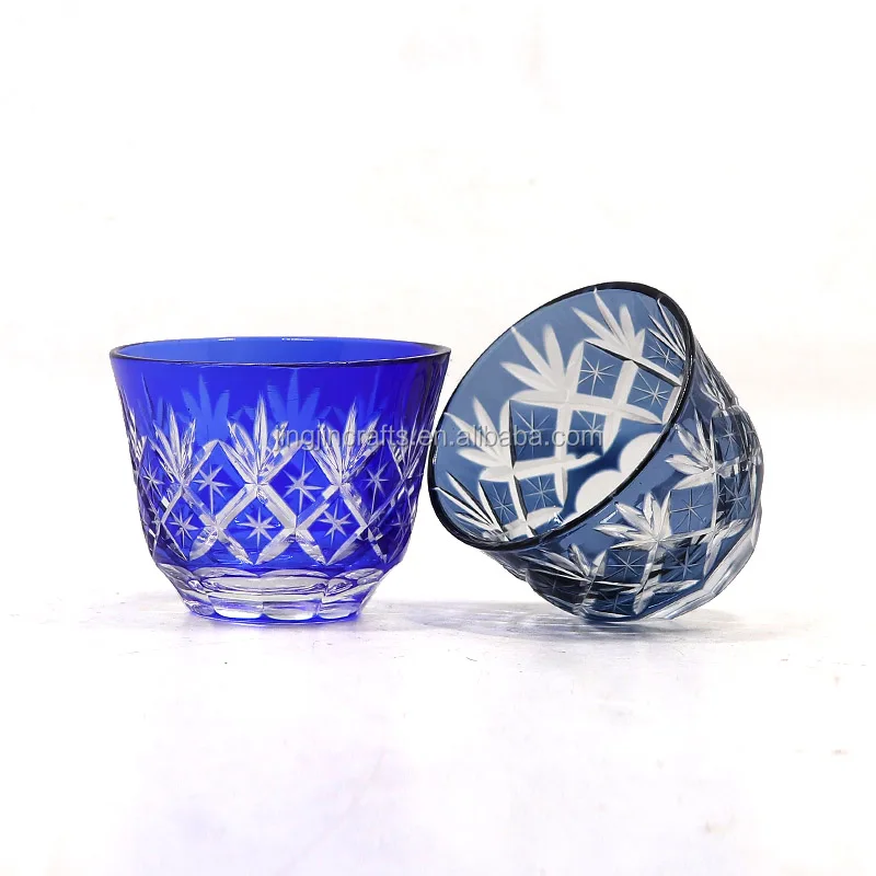 Japanese Kiriko Sake Cup Rice Wine Cup For Restaurant Buy Rice Wine