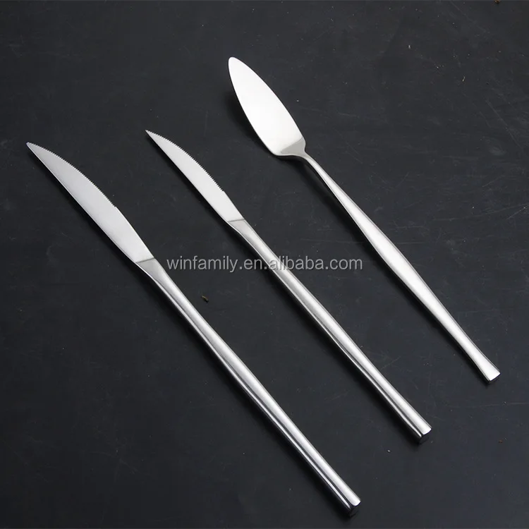 Highend Heavy Weight Cutlery Set 48 Pecs 304 Stainless Steel Gift Flatware Shiny Mirror Luxury