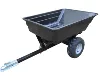 Agricultural tool single axle small plastic farm dump trailer