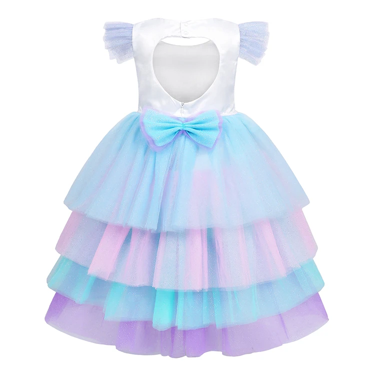 multicolor unicorn dress