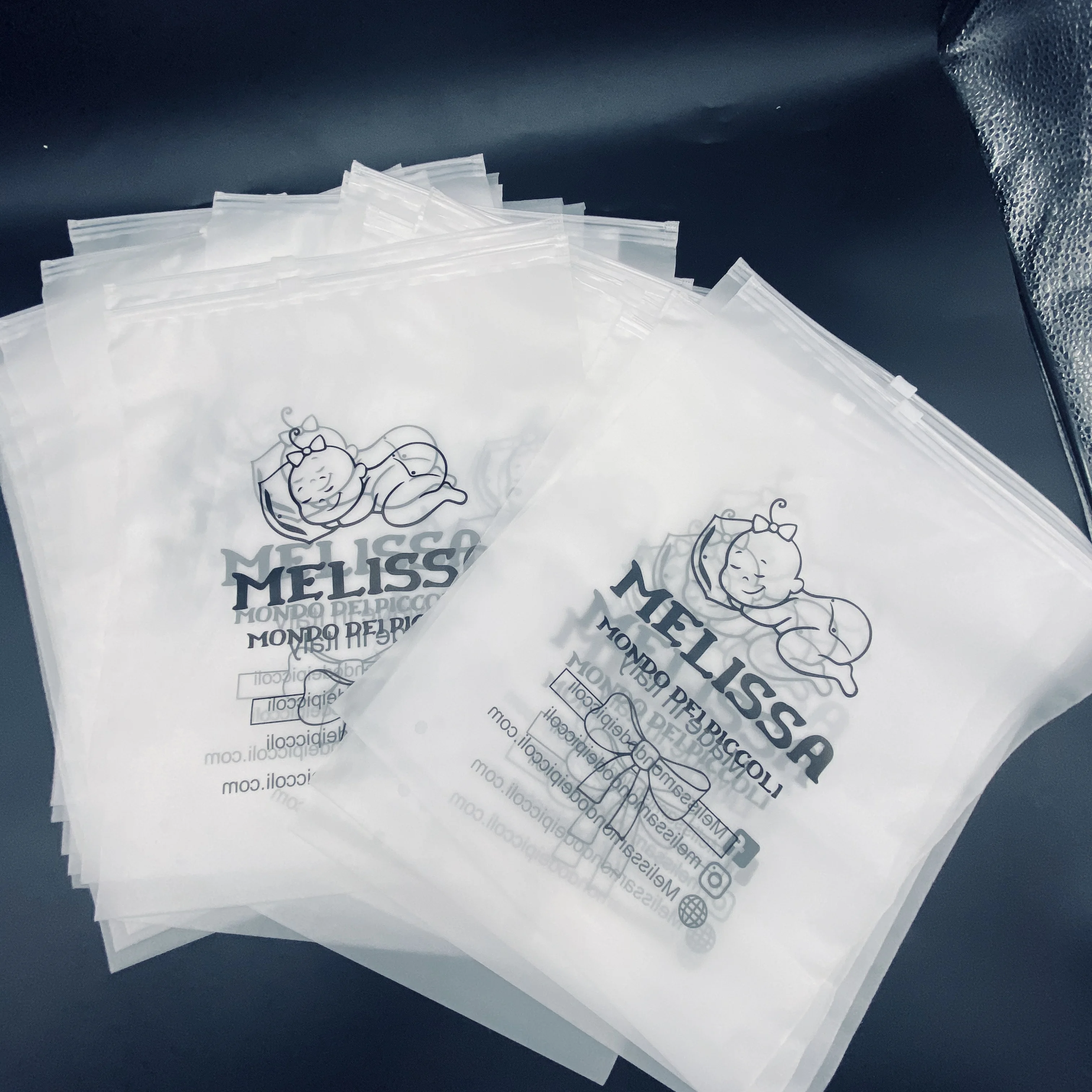 Custom Matte Print Pe Ziplock Poly Zip Lock Frosted Plastic Packaging