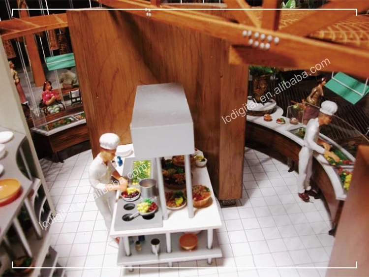 Ho Scale Shopping Mall Model Architectural Scale Model Building