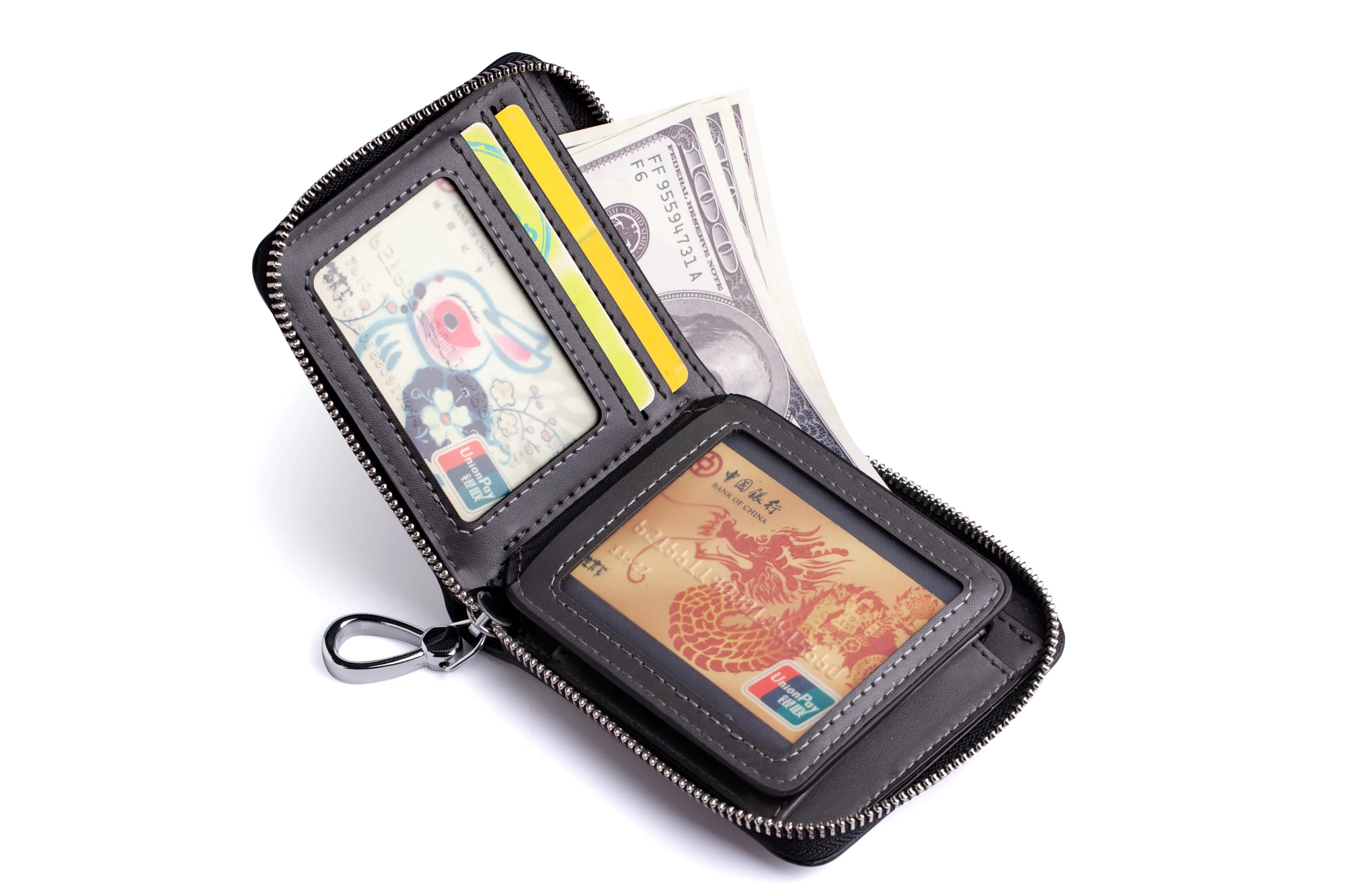 New European And American Men's Short Rfid Wallet Crocodile Pattern