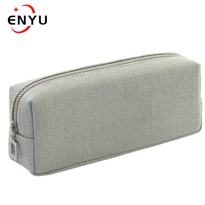 Linen Pencil Case Student Pouch Bag Storage Organizer Coin Pouch Cosmetic Bag - Buy Pens Case For Teens Girls Adults Student,Pencil Pouch For Teen Boys Girls School Students,Large Pencil