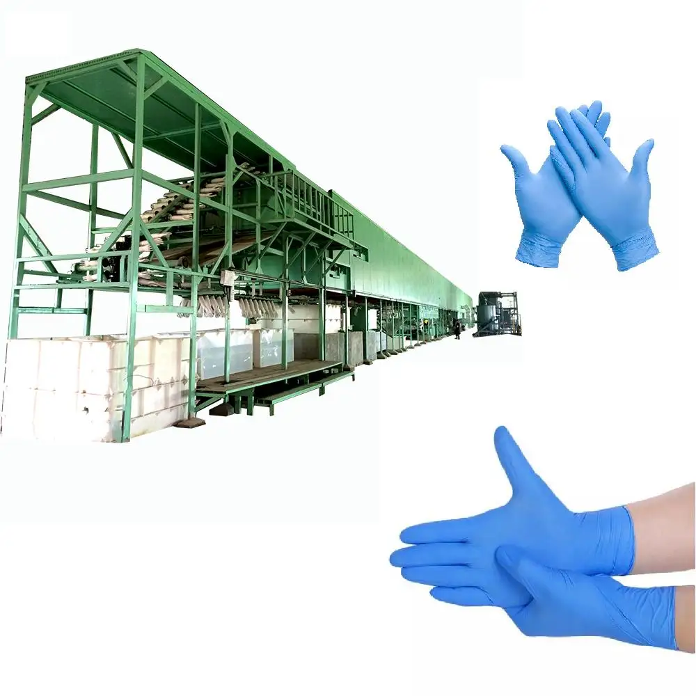 
Automatic medical latex glove making machine latex gloves production machinery making 