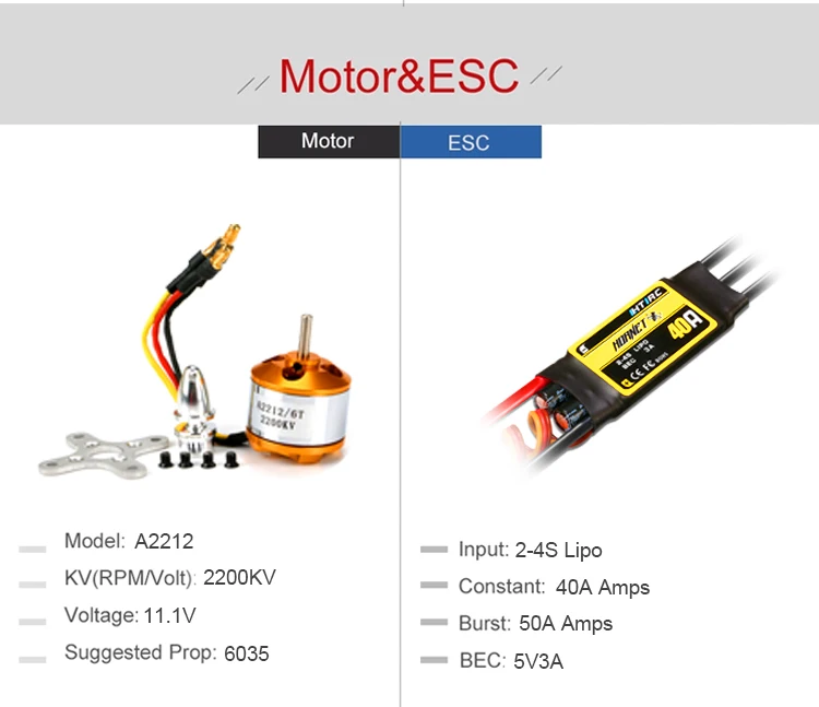 High Performance Customized Xxd 2200kv Rc Drone Motor Brushless For Rc