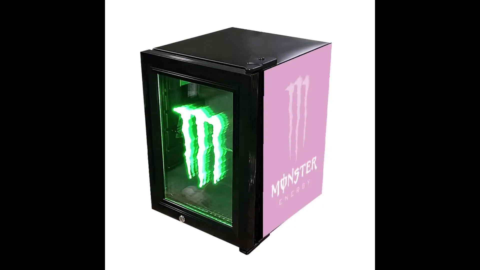Monster Mini Fridge with LED Light – Energy Star Rated Beverage