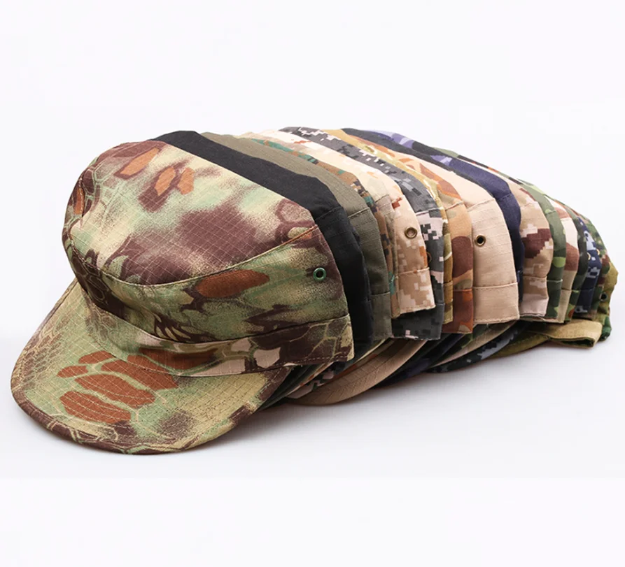 Jungle Woodland Forest Camouflage Cap Military Tactical Bdu Cap 