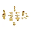 Custom CNC machined parts metal processing with precision screw
