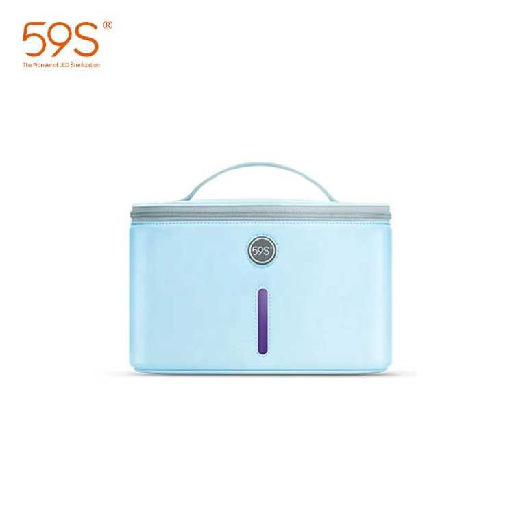 59s Led Uv Light Sterilizer Box Cellphone Baby Bottle Uv Disinfection Bag Handphone Sterilizer