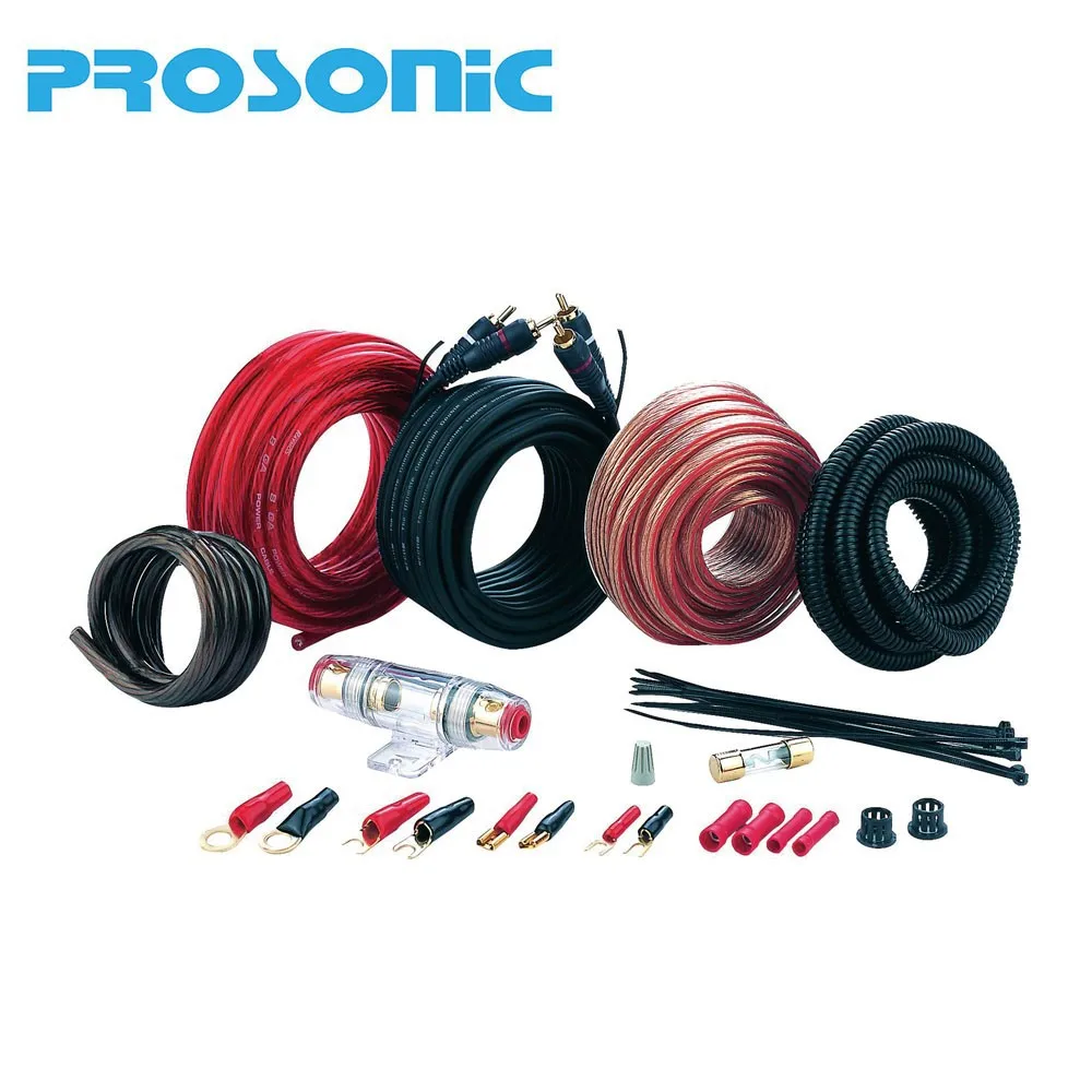 Custom Car Audio Ofc 0 Gauge Subwoofer Wire Kit Amplifier Install Wiring Kit 0 Gauge Amp Kit