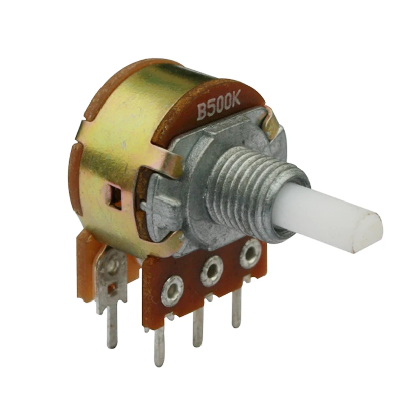 16mm Rotary Alps Knob 5k Ohm Throttle 200k Ohm 5pin Potentiometer B203 With Switch Fan Radio