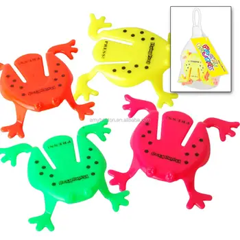 jumping frog toy plastic