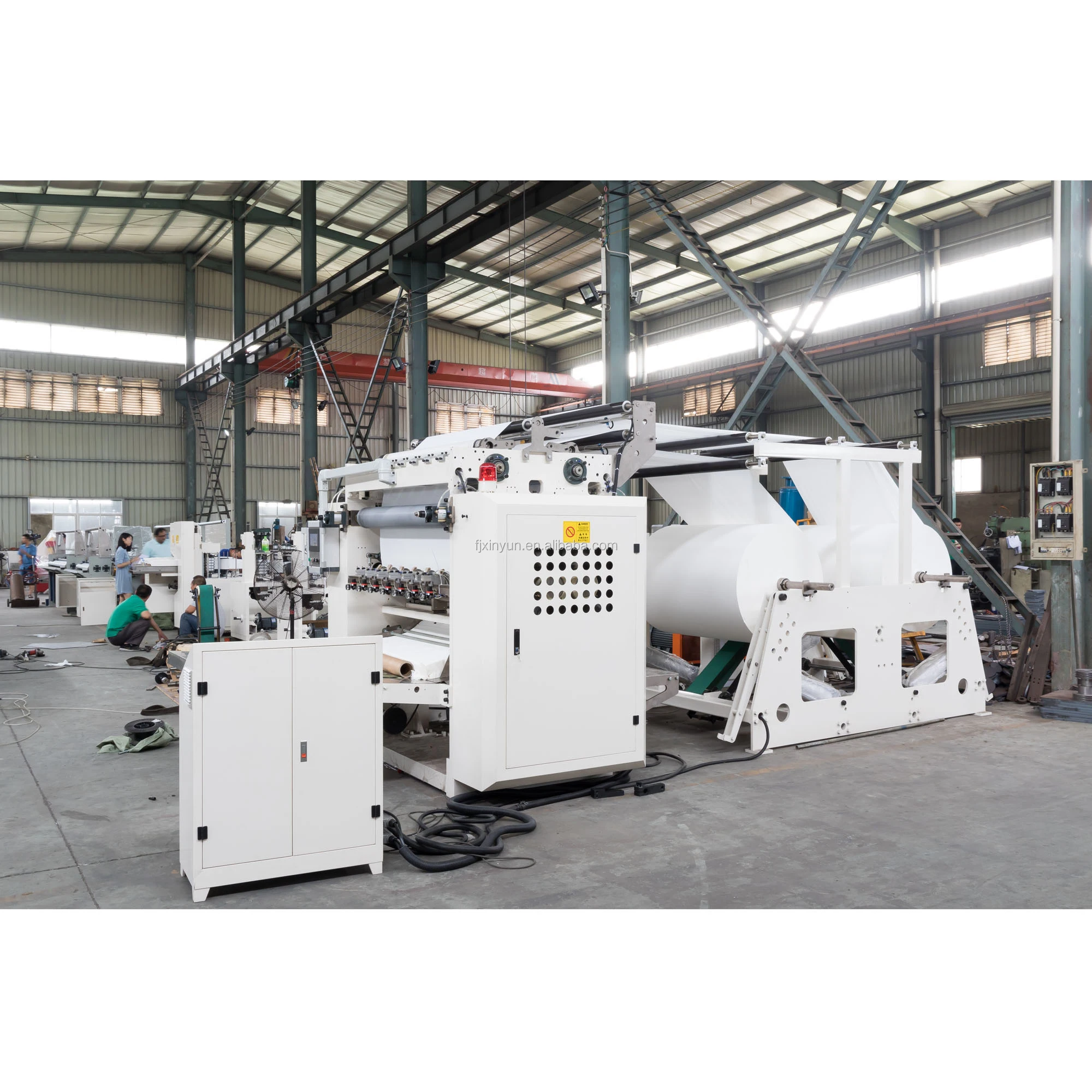 V Fold Box Facial Tissue Paper Making Machine Mini Business Making