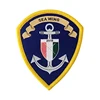 Good quality durable 3m self adhesive onewrap fabric club sport team flag coin custom hook and loop patches